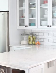 Quartz Stone Caesar Stone for Engineered Project Kitchen Countertop