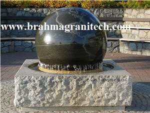 Rolling Water Globe,Rolling Ball Water Feature,Rolling Water Sphere