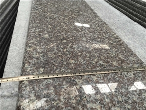 Cheap Polished G664 Granite/Luo Yuan Red Granite/ Brainbrook Brown Granite/Black Spots Brown Granite/China Pink Stairs & Steps, Treads and Threshold, Winggreen Stone