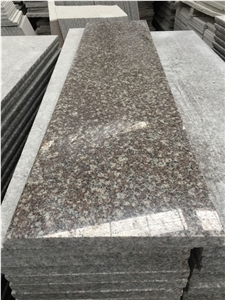 Cheap Price, China Ruby Red Granite Staircase, High Polished G664 Steps & Risers, Luna Pearl Granite Stair Thresholds, Xiamen Winggreen Manufacturer
