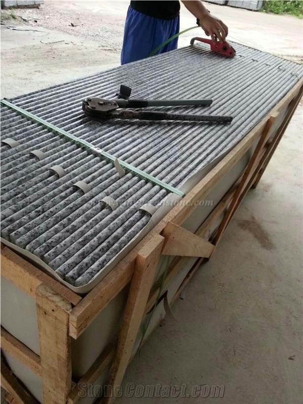 China Bianco Sardo Granite Countertops, G439 Granite Kitchen Island Tops, Big Flower White Kitchen Desk Tops, Xiamen Winggreen Manufacturer