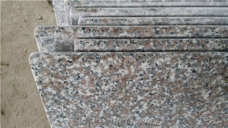 China Pink Flower Granite Countertops, G635 Granite Kitchen Bar Tops, Anxi Red Granite Kitchen Worktops, Padang Rosa Island Tops, Xiamen Winggreen Manufacturer