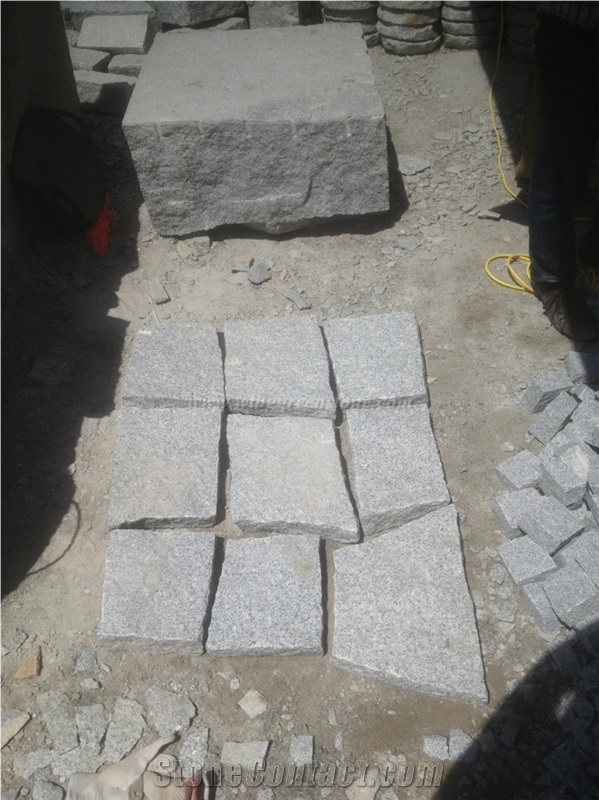 Grey Granite Irregular Flagstones, G603 Granite Flagstone Walkway Pavers, Rough Finished Flagstone Patio, Irregular Flagstone Road Paving, Xiamen Winggreen Manufacturer