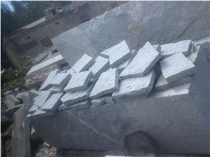 Grey Granite Irregular Flagstones, G603 Granite Flagstone Walkway Pavers, Rough Finished Flagstone Patio, Irregular Flagstone Road Paving, Xiamen Winggreen Manufacturer