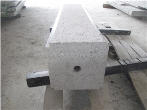 Longtian Pink Granite Staircase Rails, G657 Granite Railings, Pearl Yellow Granite Handrail, Rosa Luna Granite Baluster, Xiamen Winggreen Manufacturer