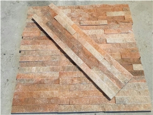 Own Factory, Red Quartzite Wall Cladding/Cultured Stone/Stone Wall Decor/Corner Stone, Natural Surface Culture Stone, Xiamen Winggreen Manufacturer