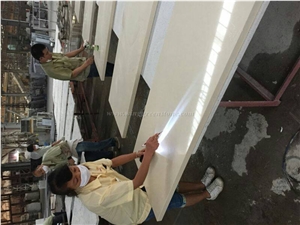 Own Factory, White Quartz Stone Countertops, White Quartz Kitchen Bench Tops, Engineered Stone Kitchen Countertops, Xiamen Winggreen Manufacturer