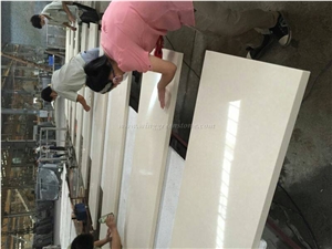Own Factory, White Quartz Stone Countertops, White Quartz Kitchen Bench Tops, Engineered Stone Kitchen Countertops, Xiamen Winggreen Manufacturer