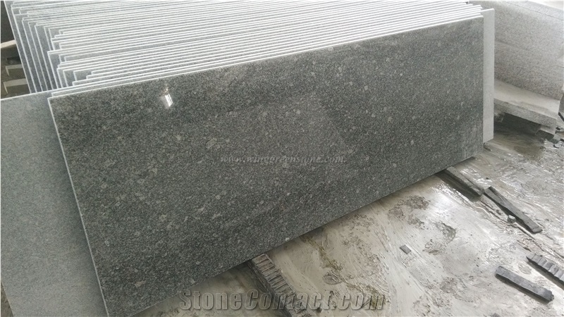 Top Polished G602 Granite Countertops, China Grey Sardo Granite Kitchen Bar Tops, Mayflower Snow Granite Kitchen Bench Tops, Xiamen Winggreen Manufacturer
