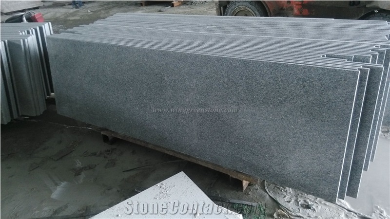 Top Polished G602 Granite Countertops, China Grey Sardo Granite Kitchen Bar Tops, Mayflower Snow Granite Kitchen Bench Tops, Xiamen Winggreen Manufacturer