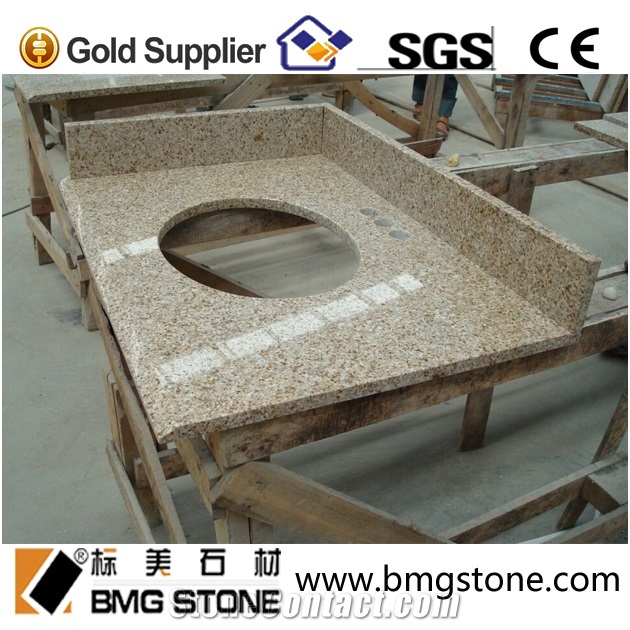 Custom China Beige Granite G682 Vanity Tops
