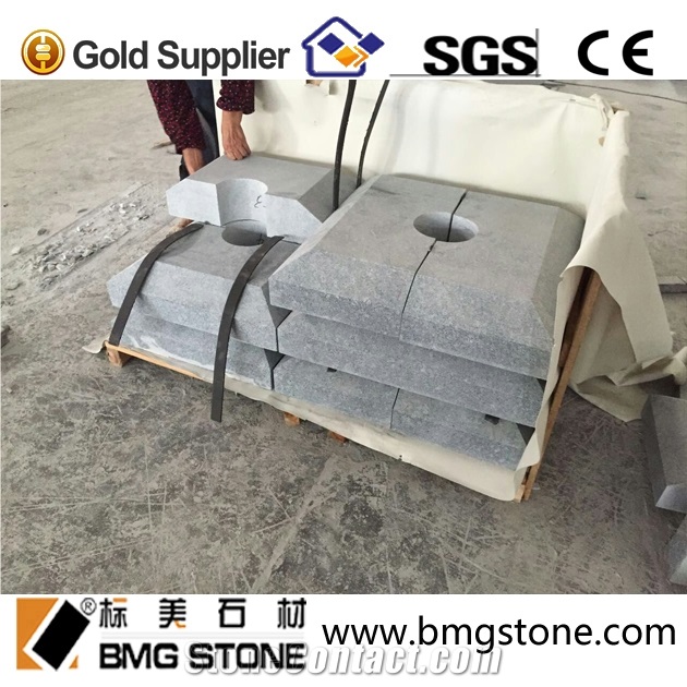 Dark Grey Granite Honed G654 Cap Stones, Pier Caps