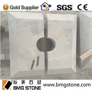 Dark Grey Granite Honed G654 Cap Stones, Pier Caps