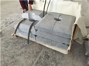 Grey Granite G633 Custom Cast Stone Pier Caps