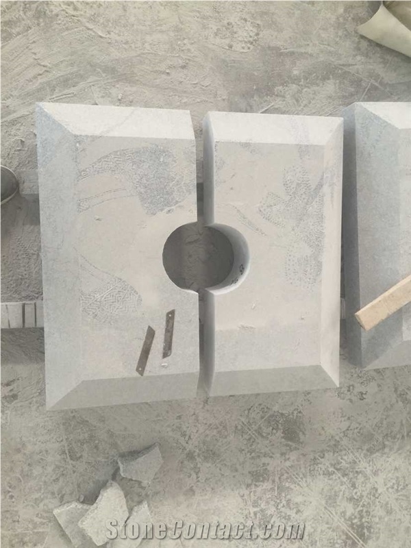 Grey Granite G633 Custom Cast Stone Pier Caps