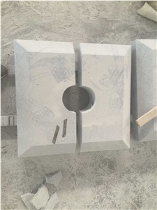 Grey Granite G633 Custom Cast Stone Pier Caps