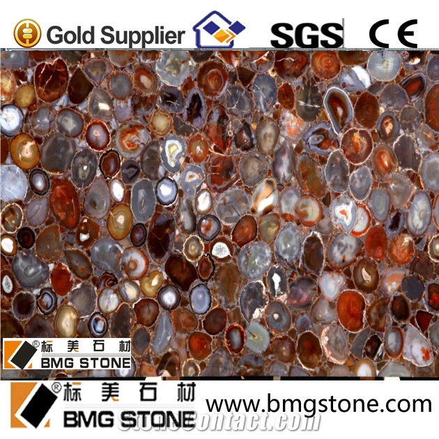 Red Agate Slabs for Countertops, Bar Tops, Table