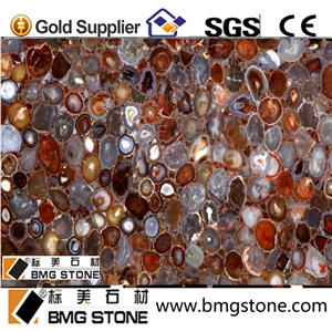 Red Agate Slabs for Countertops, Bar Tops, Table