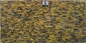 Semi Precious Stone Slabs Yellow Tiger Eyes