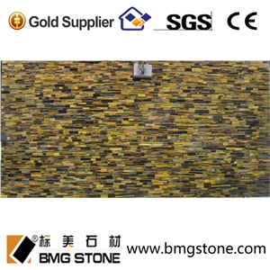 Semi Precious Stone Slabs Yellow Tiger Eyes