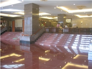 Tj Imperial Red Granite Stair, Imperial Red Granite Stair, Indian Red Granite Stair