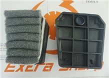 Frankfurt Fibre Stone Polishing Mat Brush Cleaning Block