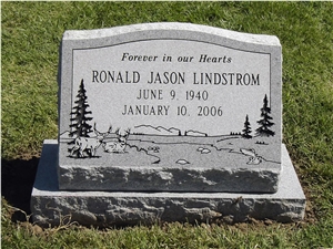 American Style Slant Monuments G603 Granite Carved Statues Tombstone,Gravestone,Headstone,
