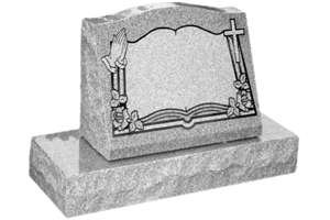 American Style Slant Monuments G603 Granite Carved Statues Tombstone,Gravestone,Headstone,