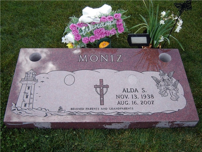 Flat Style Headstone for European & Us Market