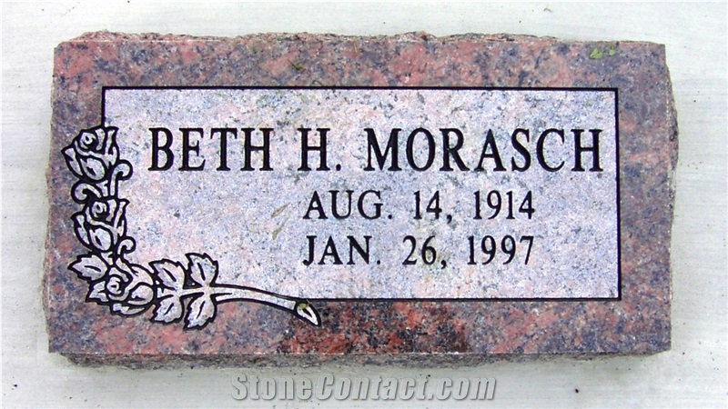 Flat Style Headstone for European & Us Market