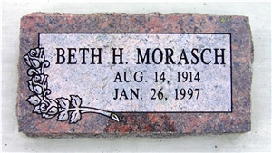 Flat Style Headstone for European & Us Market