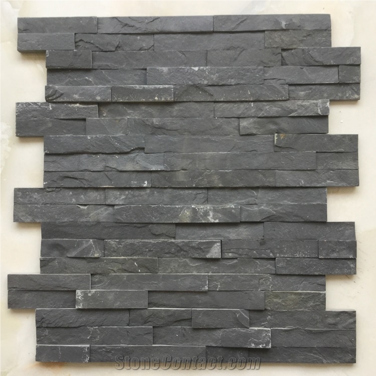 Cultured Green Slate Stone Panels for Decoration