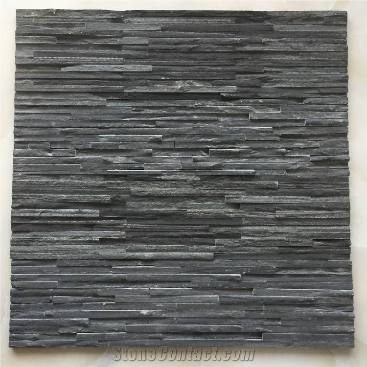 Cultured Green Slate Stone Panels for Decoration