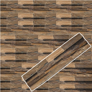 Hebei Rusty Quartzite Cement Culture Stone/Z Cladding/Stacked Stone/ Stone Veneers