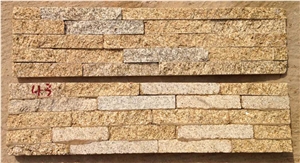Nature Golden Slate Cultured Stone for Decoration