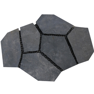 Smc-B020 Natural S1120 Rusty Slate Flagstone Pattern/Crazing Paving Stone/Irregular Mesh Paver