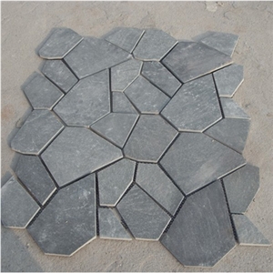 Smc-B020 Natural S1120 Rusty Slate Flagstone Pattern/Crazing Paving Stone/Irregular Mesh Paver