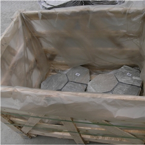 Smc-B020 Natural S1120 Rusty Slate Flagstone Pattern/Crazing Paving Stone/Irregular Mesh Paver