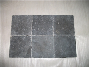 China Blue Limestone Honed & Tumbled Floor Covering Tiles,Floor Pavers China Blue Limestone Honed & Tumbled Floor Covering Tiles,Floor Pavers