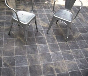 China Blue Limestone Honed & Tumbled Floor Covering Tiles,Floor Pavers