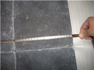 China Blue Limestone Honed & Tumbled Floor Covering Tiles,Floor Pavers
