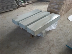 China Green Sandstone Verde Pista Cleft Split Natural Palisade