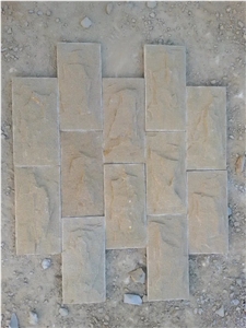 China Yellow Sandstone Wall Stone