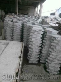 G603 China Light Grey Silver White Sesame White Bianco Crystal Sartini White Crystal Grey Granite Polished Tile Slab