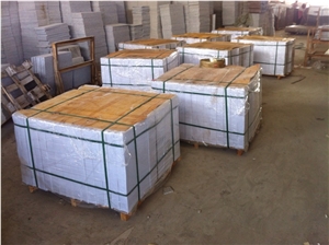 G603 China Light Grey Silver White Sesame White Bianco Crystal Sartini White Crystal Grey Granite Polished Tile Slab