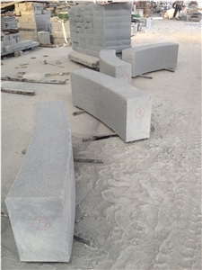 G654 China Dark Grey Granite Padang Dark Kobra Sesame Grey Impala Flamed Boarder Kerbstone Curb Road Stone