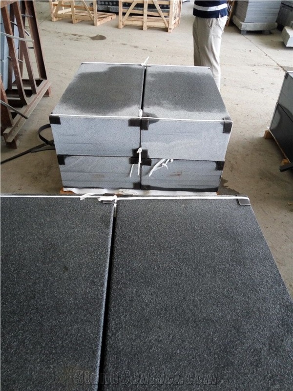 G654 China Dark Grey Impala Kobra Padang Dark Granite Stair Gate Step/ Deck Steps