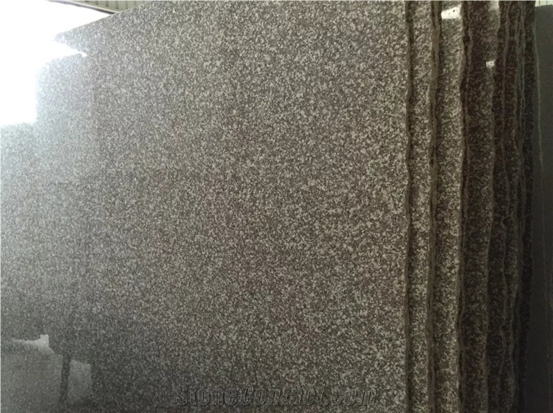 G664 Granite China Pink Rosa Luna Pearl Ruby Red Violet Luoyuan Red Polished Slabs & Tiles