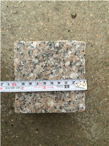 G682 China Yellow Rustic Granite Sunset Gold Golden Sand Rustic Gold Bushhammered Cleft Natural Split Cube Paver Setts