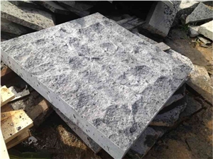 G684 China Black Basalt Black Galaxy Black Pearl Fuding Black Cleft Mushroom Wall Tile